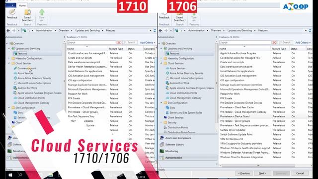 Difference Between SCCM ConfigMgr CB 1710 and 1706 смотреть онлайн