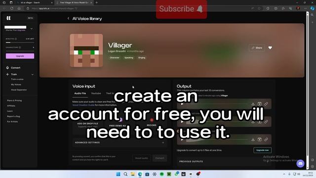 How To Make Your Own ai VILLAGER Voice! смотреть онлайн