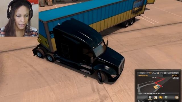 QUI A DIT QUE LES FILLES NE SAVAIENT PAS CONDUIRE ?! - American Truck Simulator смотреть онлайн