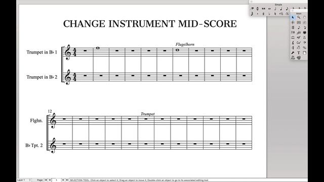 Changing Instruments Mid-Score | Finale Superuser смотреть онлайн