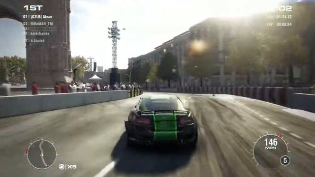 A Quick Jump To The Start And An Easy Win - Jaguar XKR-S смотреть онлайн