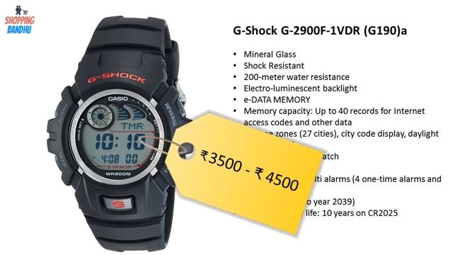 Top 5 Inexpensive G-SHOCK watches | 5 किफायती G-SHOCK घड़ियाँ. (Hindi) смотреть онлайн