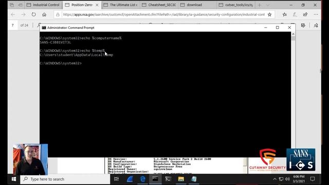 Windows Integrity Baselining | SANS ICS Concepts смотреть онлайн