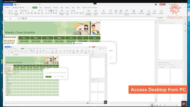 Work From Home with AweSun смотреть онлайн