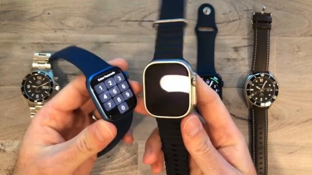 Apple Watch Ultra Size Comparison смотреть онлайн