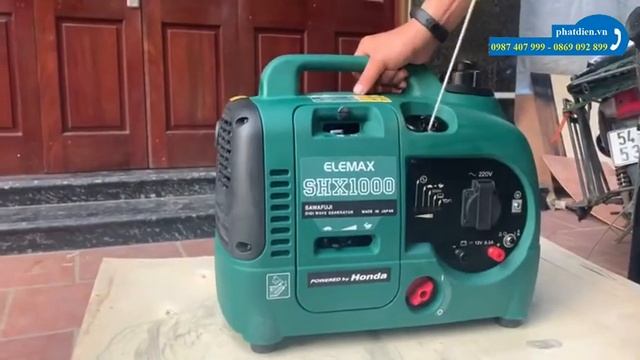 Máy Phát Điện Mini Chạy Xăng 1KVA Elemax SHX1000 смотреть онлайн