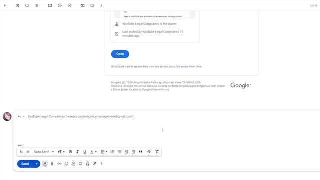 PSA: "YouTube Legal Complaints.pdf" E-Mail Scam смотреть онлайн