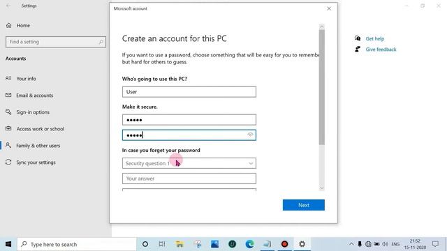 How to Create a New Local User Account Windows 10 - Microsoft Email ID Not Required смотреть онлайн