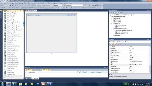 Building Touch-Enabled Office UI in Windows Forms - Jason Beres, Tom Puglisi смотреть онлайн