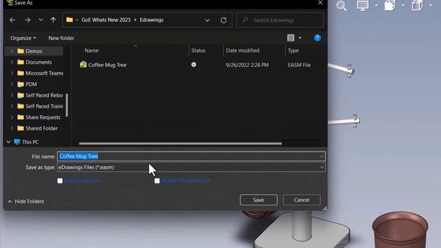 SOLIDWORKS 2023 What's New - eDrawings смотреть онлайн