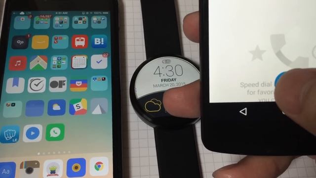 Android wear works with iOS/iPhone v0.2 release. смотреть онлайн