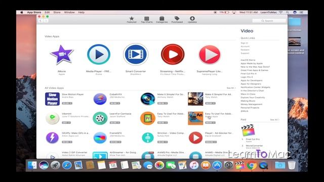 Learn To Mac - How to Use the Mac App Store Tutorial смотреть онлайн