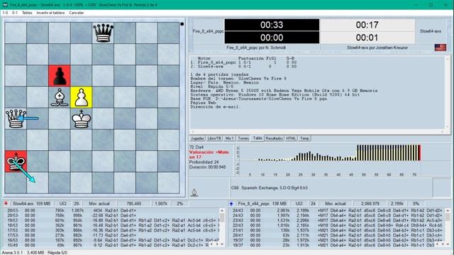 Fire 8 Vs SlowChess Blitz 2.5 | Best Chess engines for Computer (PC) | Tournament | +Analysis on PN смотреть онлайн