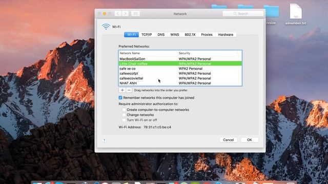 Xóa Wifi không truy cập trong Macbook, MacOS смотреть онлайн