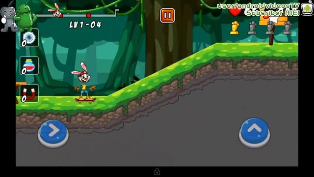 Android Bunny Skater Gameplay смотреть онлайн