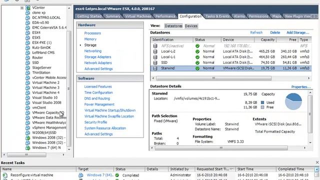 VMware - StarWind iSCSI multi pathing with Round Robin and esxcli смотреть онлайн