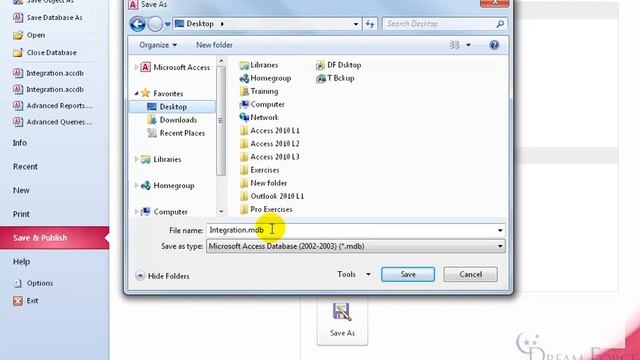 Microsoft Access 2010: Save Database to an Earlier Version смотреть онлайн
