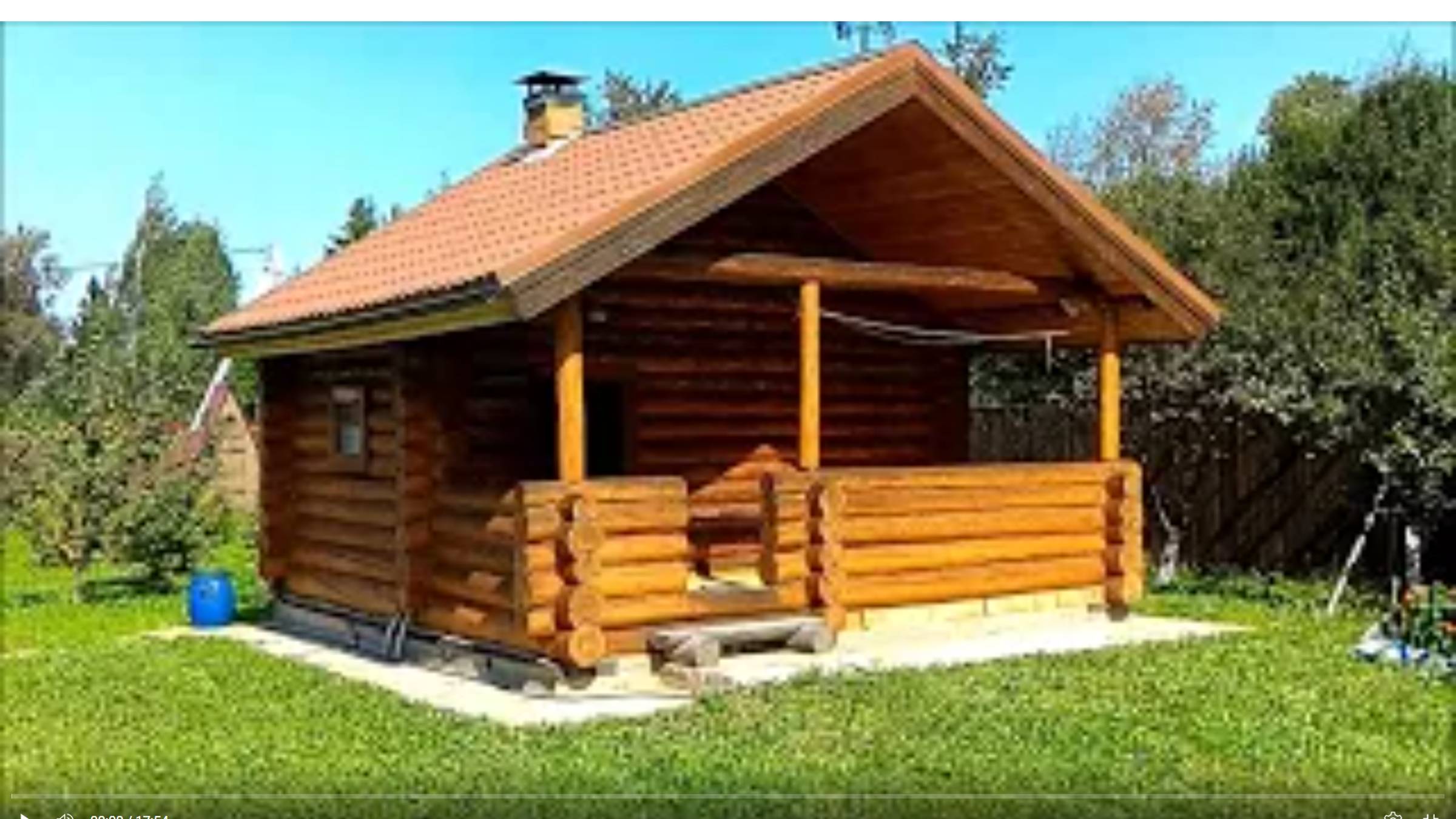 Старый сруб станет НОВЫМ. Как восстановить цвет сруба. Как усилить защиту бревна от влаги и грибка. смотреть онлайн