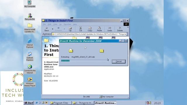 How to Install Updates for Windows 98 First Edition (in 2024) | InclusiveTechWorld смотреть онлайн