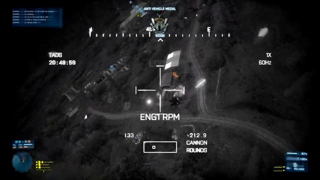 GUNNER Action in Attack Helicopter on Operation Riverside - BF3 PC HD Gameplay w/cynic #3 смотреть онлайн