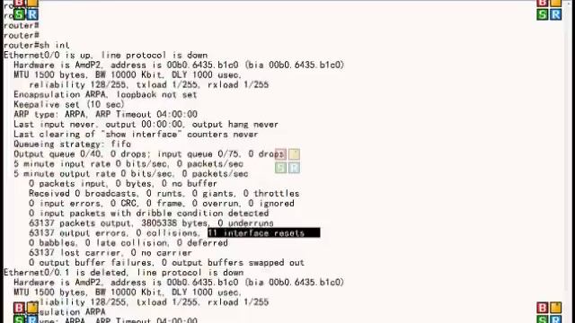 Cisco router show interface commands смотреть онлайн