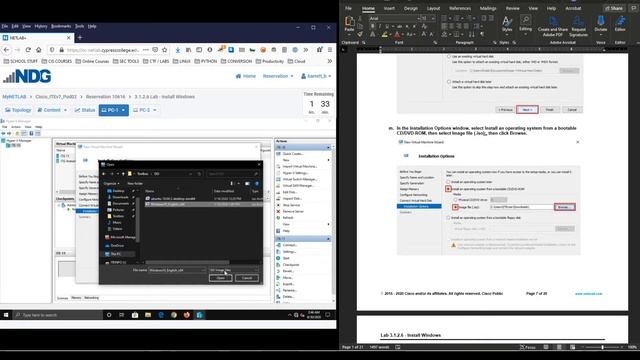 Cisco IT Essentials v7 Lab 3.1.2.6 - Install Windows Virtual Machine w/ Hyper-V Manager смотреть онлайн