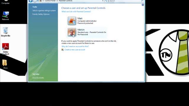 How to set the parental controls in Windows Vista смотреть онлайн