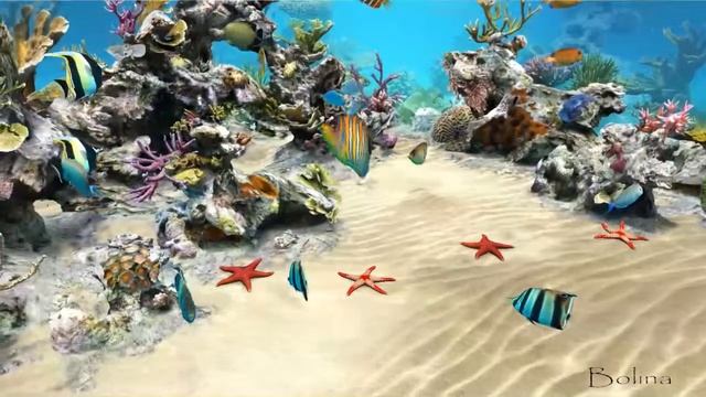 aquarium relax marine music piano III смотреть онлайн