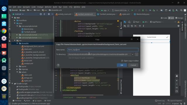 Part 1 : Membuat Crud Aplikasi Kontak Android Studio dengan PHP dan MySql смотреть онлайн