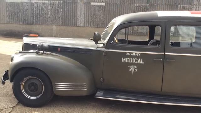 Walk round 1941 Packard Henney ambulance. смотреть онлайн