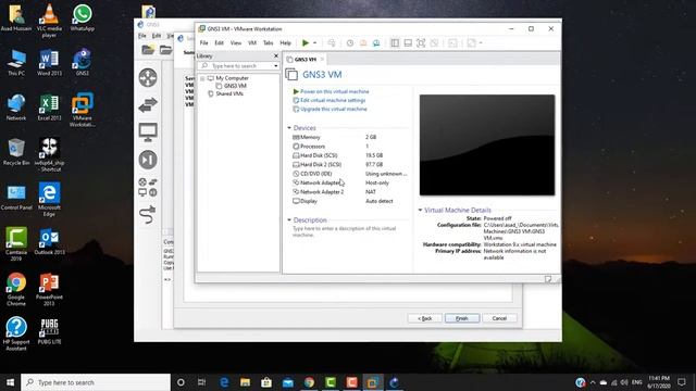 How To Install GNS3 VM 2.2.9 And  Integration  With VMware Workstation Pro| GNS3 GUI | VMware 15 Pr
