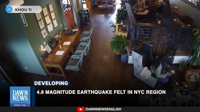 4.8 Magnitude Earthquake Felt In NYC Region | Dawn News English смотреть онлайн