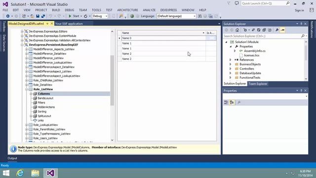 DevExpress XAF: Grid Designer for List Views смотреть онлайн