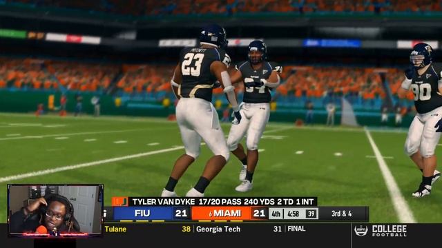 Iron Man: J-Mac Makes His College Debut Vs His Former Dream School | NCAA 14 RTG смотреть онлайн