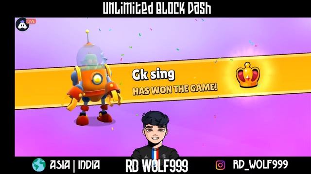 Unlimited Block Dash | No Glitch | Stumble Guys v0.43.1 | RD Wolf999 is Live! смотреть онлайн