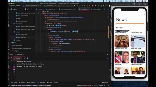 Flutter News App (MVVM Architecture Study) PART 2 - Speed Code смотреть онлайн