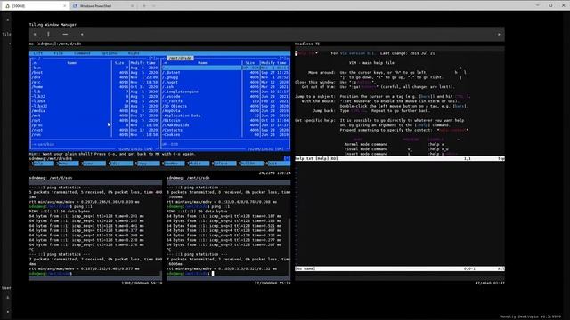 vtm. Tiling window manager with broadcast input support смотреть онлайн