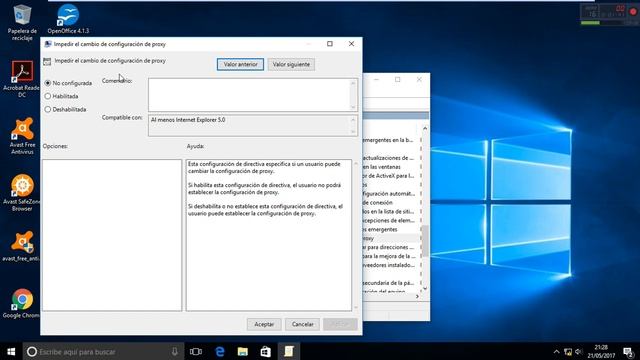 Impedir Cambio De Proxy en Windows 10 смотреть онлайн