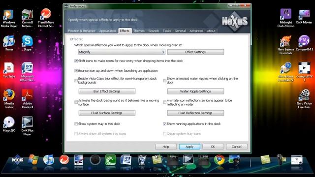 NeXuS Taskbar/Dock смотреть онлайн