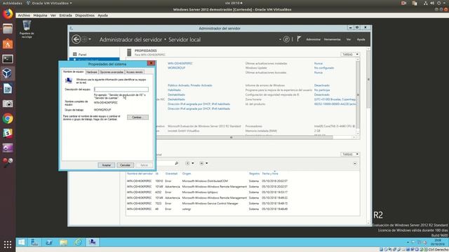 Configuración inicial de Windows server 2012 R2 смотреть онлайн