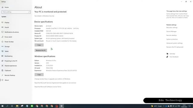 Cara Mengetahui Sistem Operasi Windows 32 bit atau 64 bit Mudah - EDU TECHNOLOGY смотреть онлайн