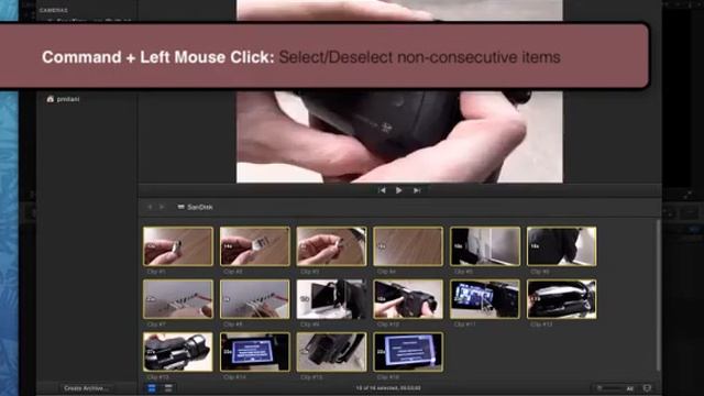01 Capture Footage to FCPX смотреть онлайн