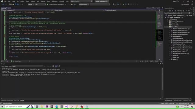 Wwise SDK to Visual Studio integration, Part 1 смотреть онлайн