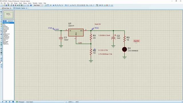 Step-by-step Design a LM317 Circuit and PCB Design in Proteus смотреть онлайн