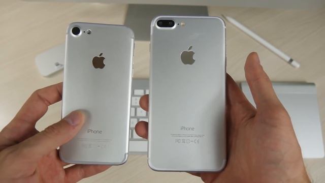 iPhone 7 Plus (mockup) vs iPhone 7 (mockup) смотреть онлайн
