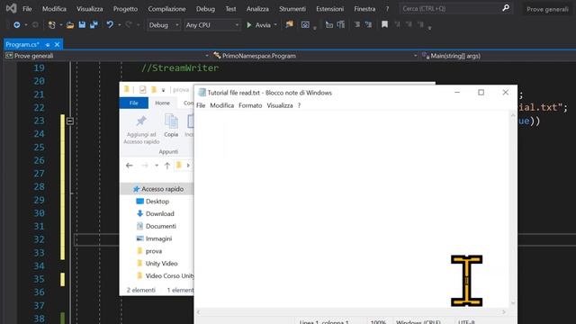 Tutorial c# - 42 Leggere un File : File Read [2020] смотреть онлайн