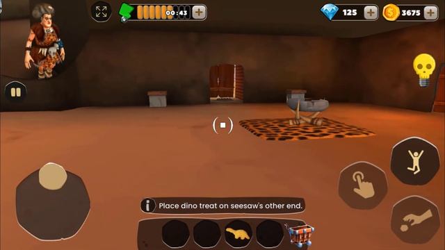 Scary Teacher stone age - Troll miss T every day , gameplay android/ ios смотреть онлайн