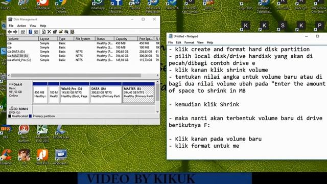 Disk Management dan Membuat Dual Boot Windows dengan EasyBCD смотреть онлайн