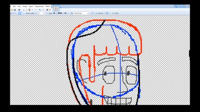 I redraw my persona on Paint.net! (Speedpaint) смотреть онлайн